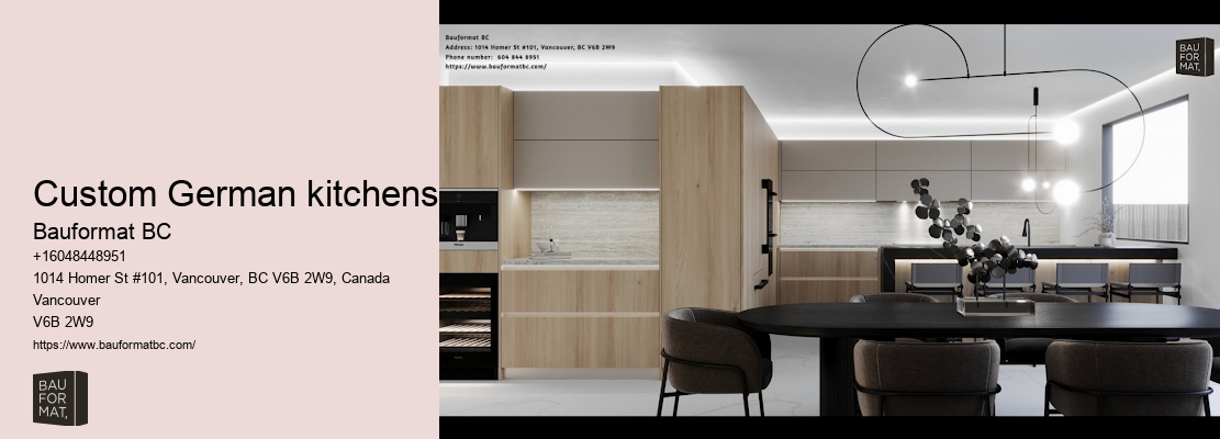 German kitchen craftsmanship