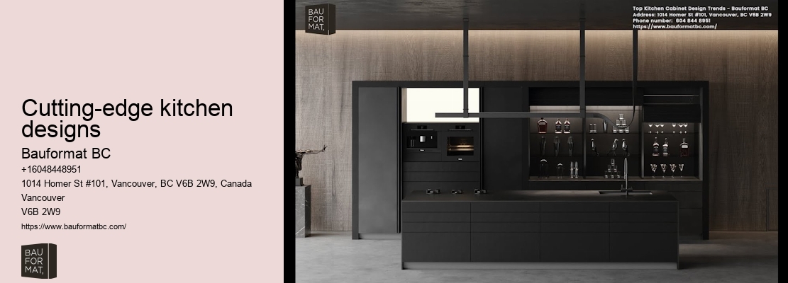 Trendsetting kitchen layouts