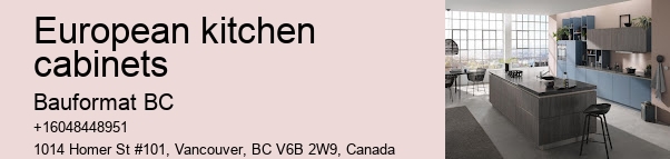 German kitchen cabinets in Vancouver