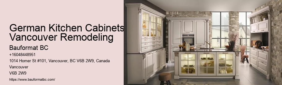 German Kitchen Cabinets Vancouver Remodeling