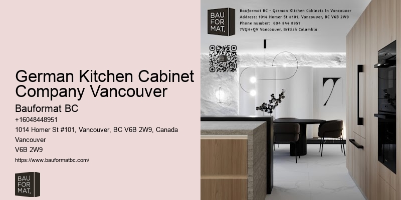 Vancouver's high-end German kitchen cabinets