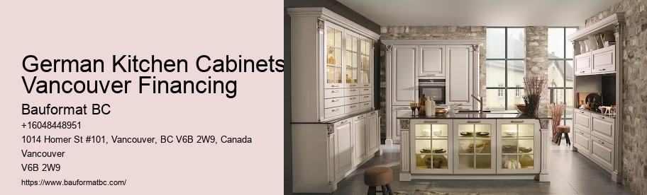 Vancouver's innovative German kitchen cabinet makers