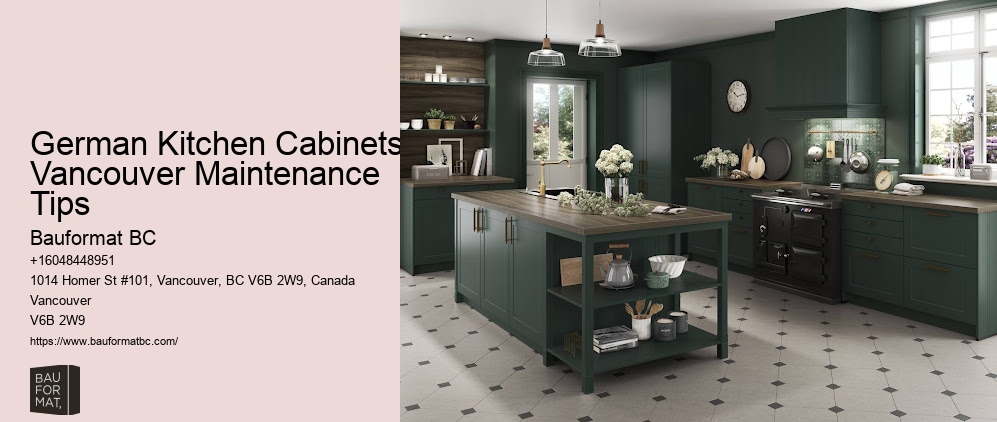 German-made kitchen cabinets Vancouver