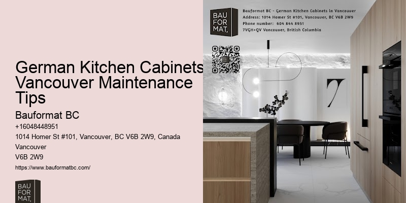 Sleek kitchen cabinets Vancouver