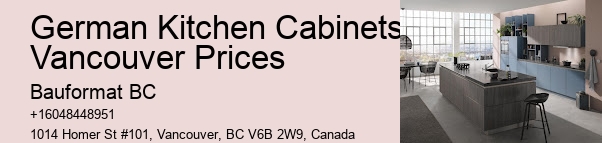 German Kitchen Cabinets Vancouver Durability