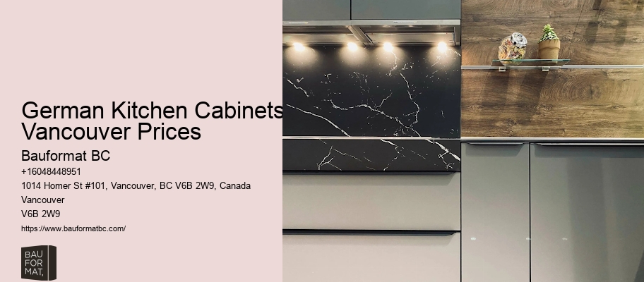 Vancouver's leading German kitchen cabinet designers