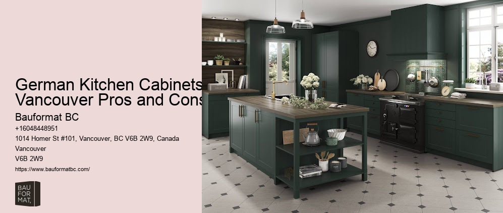 German-inspired kitchen cabinet makers Vancouver