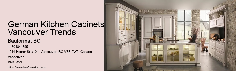 German Kitchen Cabinets Vancouver Customized