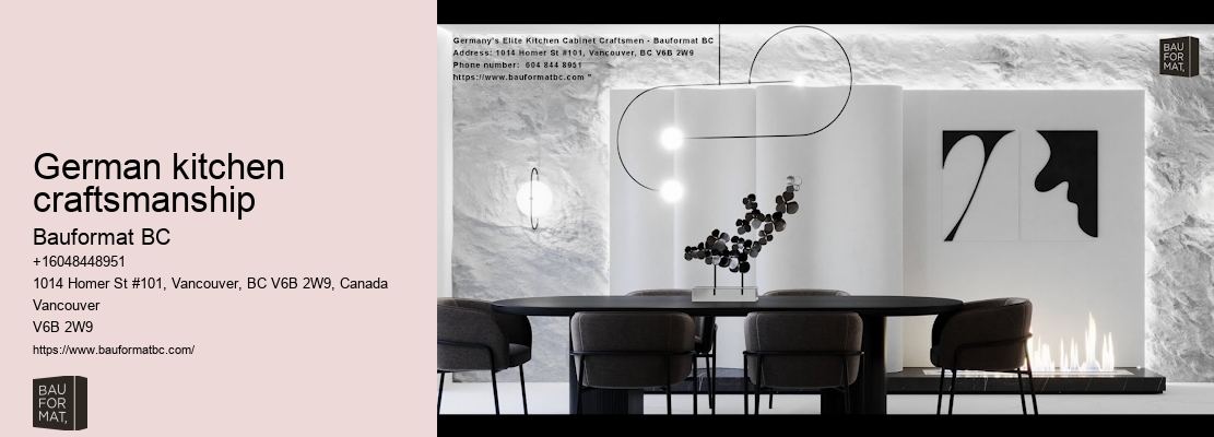 Vancouver's contemporary German kitchen cabinets
