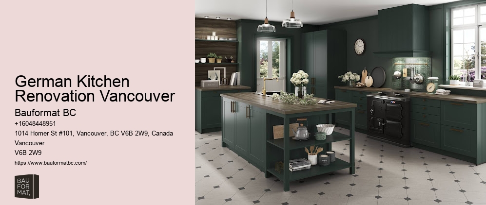 Vancouver's bespoke German kitchen cabinets