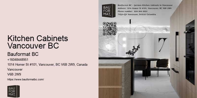 German precision kitchen cabinetry Vancouver