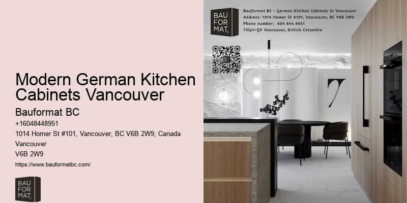 German Kitchen Cabinets Vancouver Ergonomics
