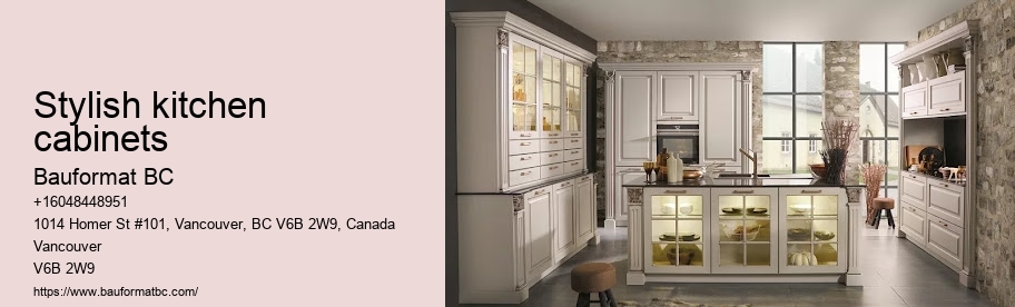 High-quality kitchen cabinetry