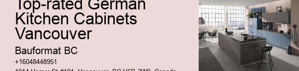 Sleek German Kitchen Cabinets Vancouver