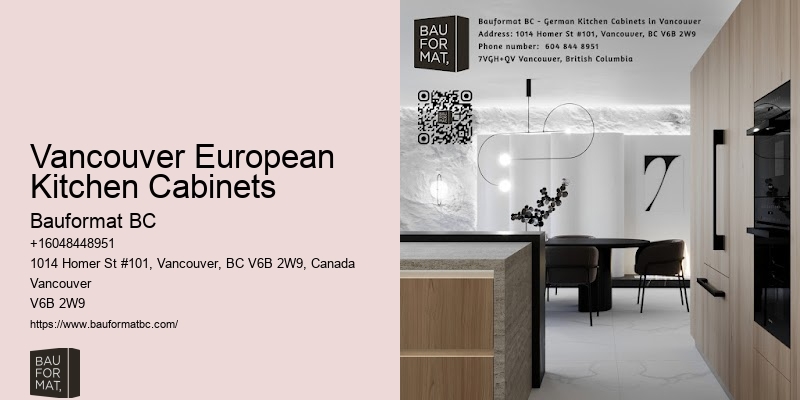German precision kitchen cabinet designers Vancouver