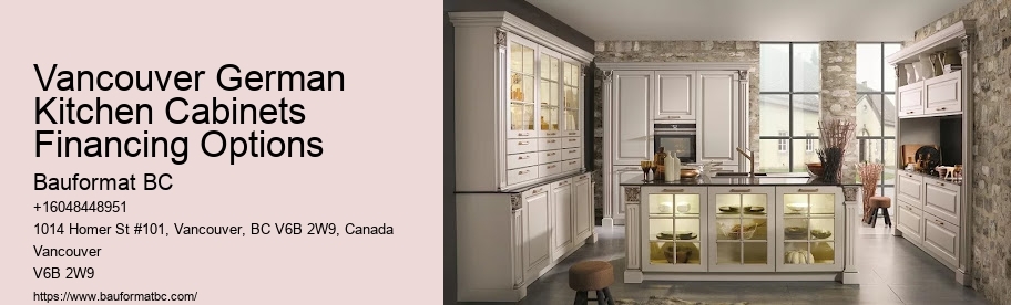 German precision kitchen cabinetry Vancouver