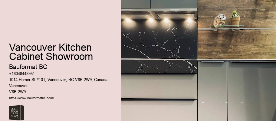 Vancouver's upscale German kitchen cabinets