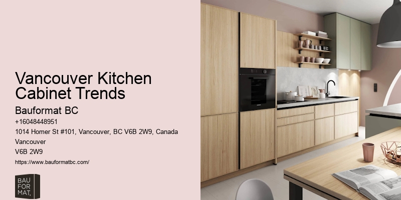 Vancouver's contemporary kitchen cabinetry