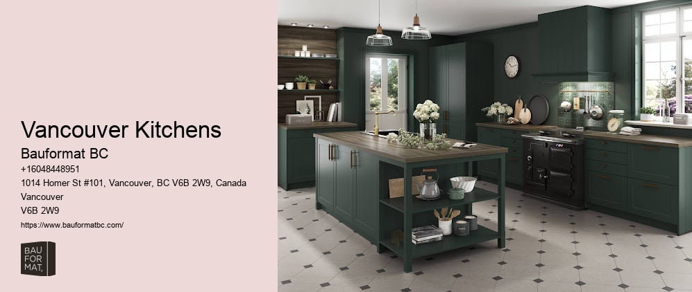 German Kitchen Cabinets Vancouver Ergonomics