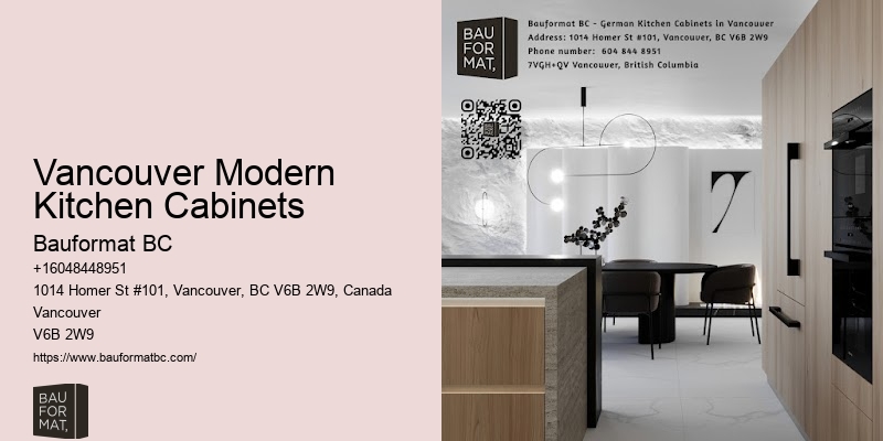 German-engineered kitchen cabinets Vancouver