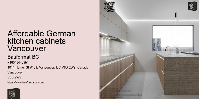 German kitchen prices Vancouver