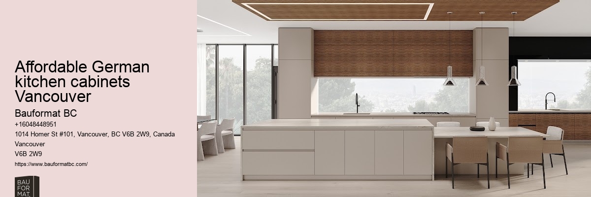 German kitchen cabinetry Vancouver