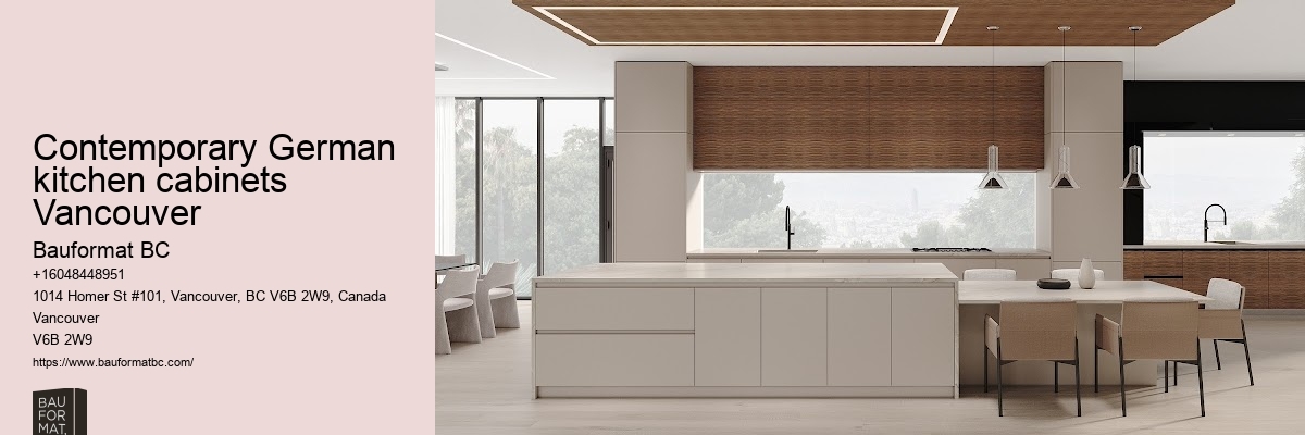 German cabinetry concepts Vancouver