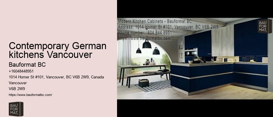 High-quality German kitchen designs in Vancouver