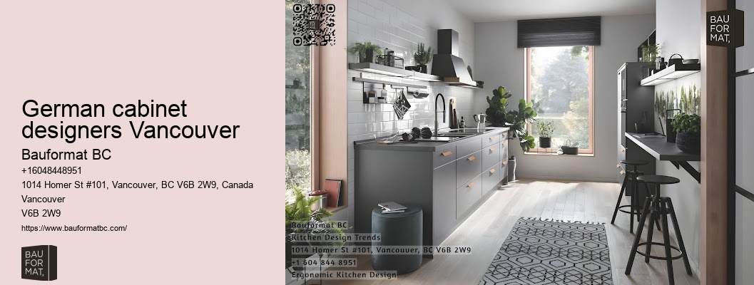 German kitchen cabinet pricing Vancouver