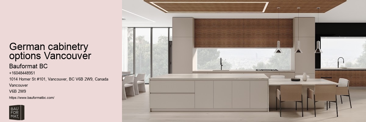 High-end German kitchens Vancouver