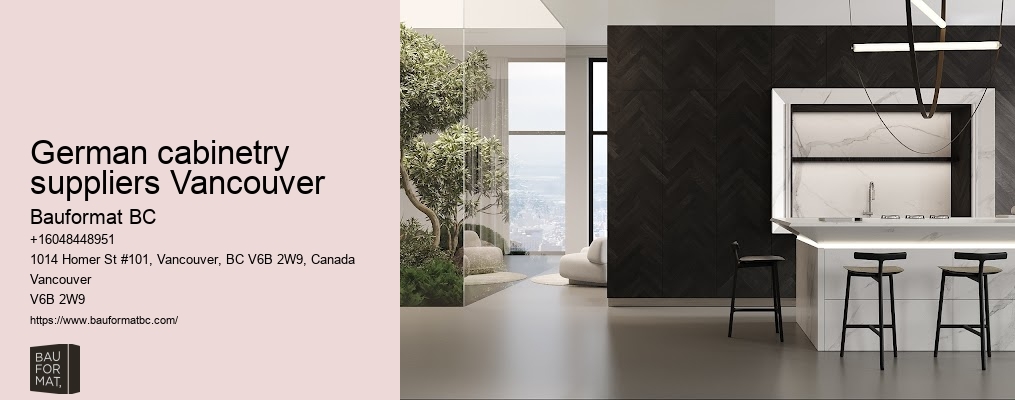 German kitchen cabinet aesthetics Vancouver