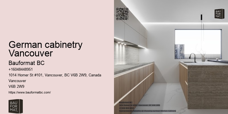German cabinetry installation Vancouver