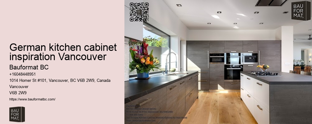German kitchen cabinet inspiration Vancouver