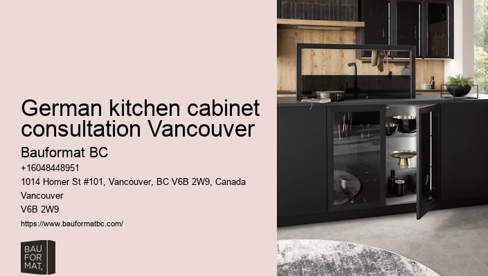 German kitchen cabinet aesthetics Vancouver