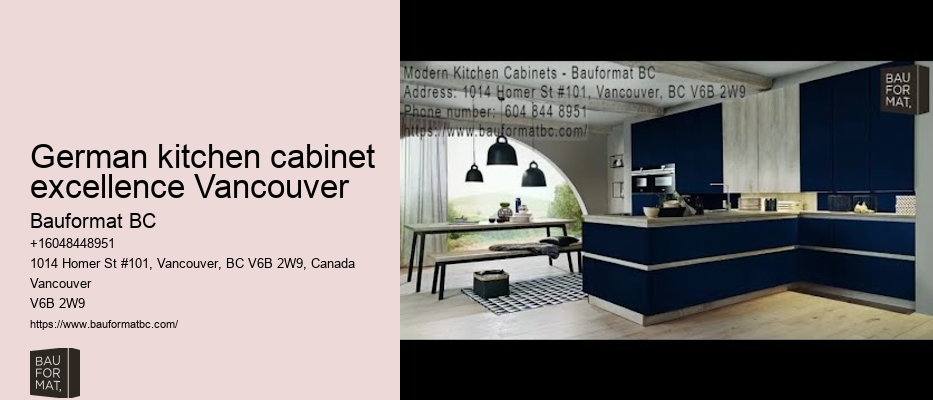 German kitchen cabinet pricing Vancouver