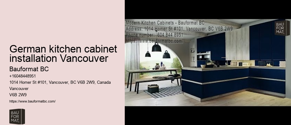 Exclusive German kitchen cabinets Vancouver