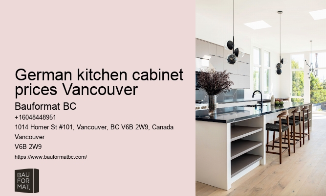 German kitchen checking Vancouver