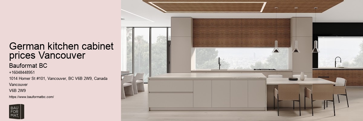 German kitchen standards Vancouver