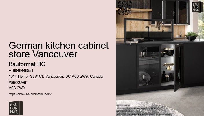 German kitchen cabinet choices Vancouver