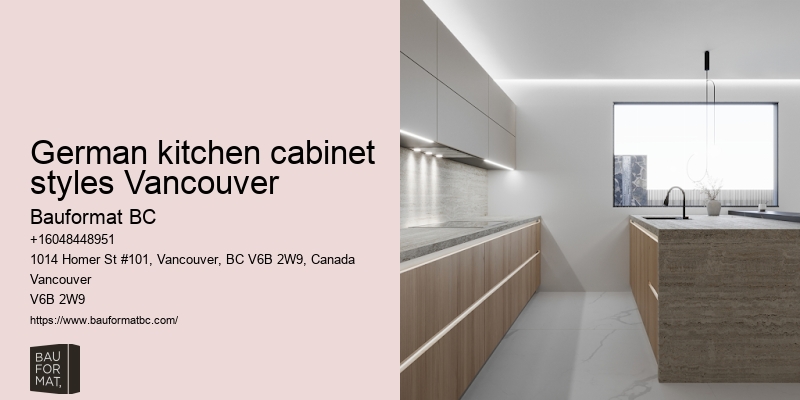 German kitchen remodeling trends Vancouver