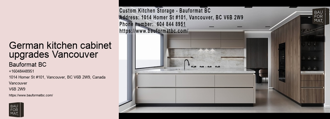 German cabinetry outlets Vancouver