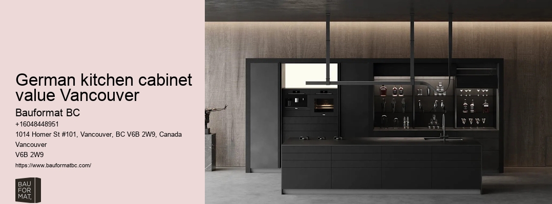 German kitchen cabinet modernism Vancouver