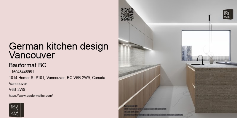 German kitchen custom cabinets Vancouver