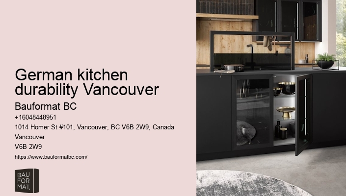 Premium German cabinetry materials Vancouver