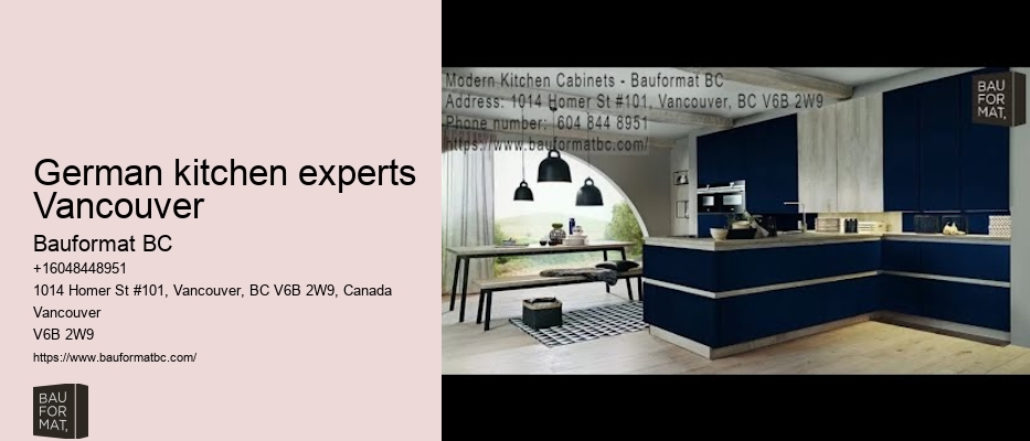 German kitchen cabinet concepts Vancouver