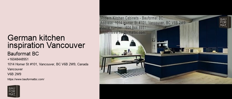 German kitchen policies Vancouver