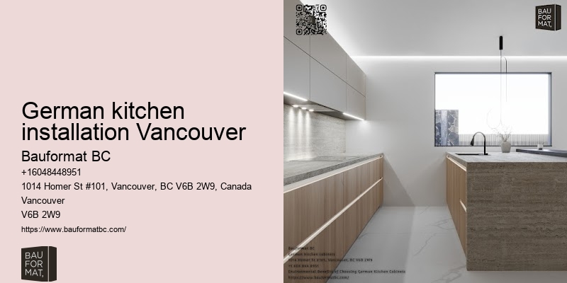 German kitchen cost Vancouver