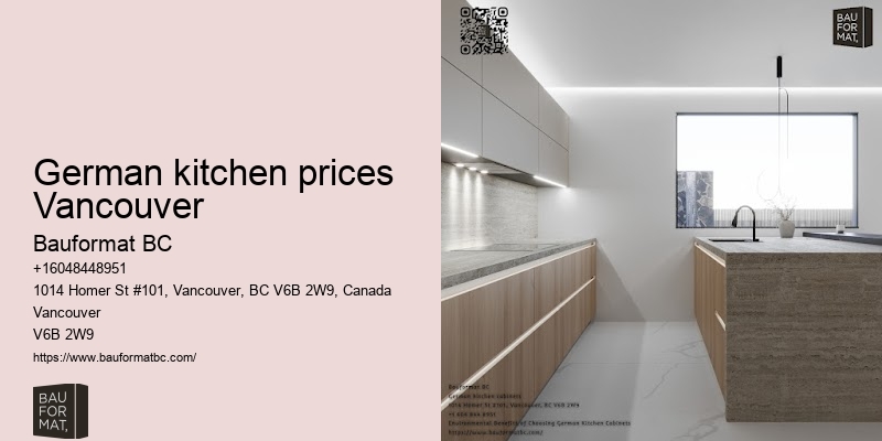 German cabinetry showroom Vancouver