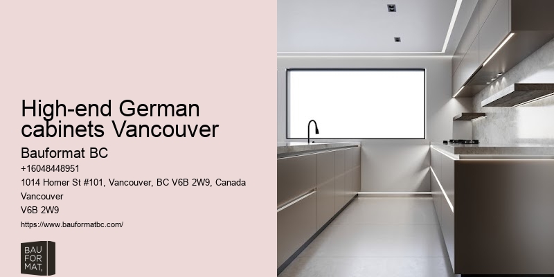 German cabinetry specialists Vancouver