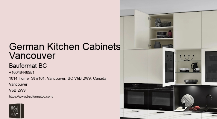 German kitchen cabinet options Vancouver
